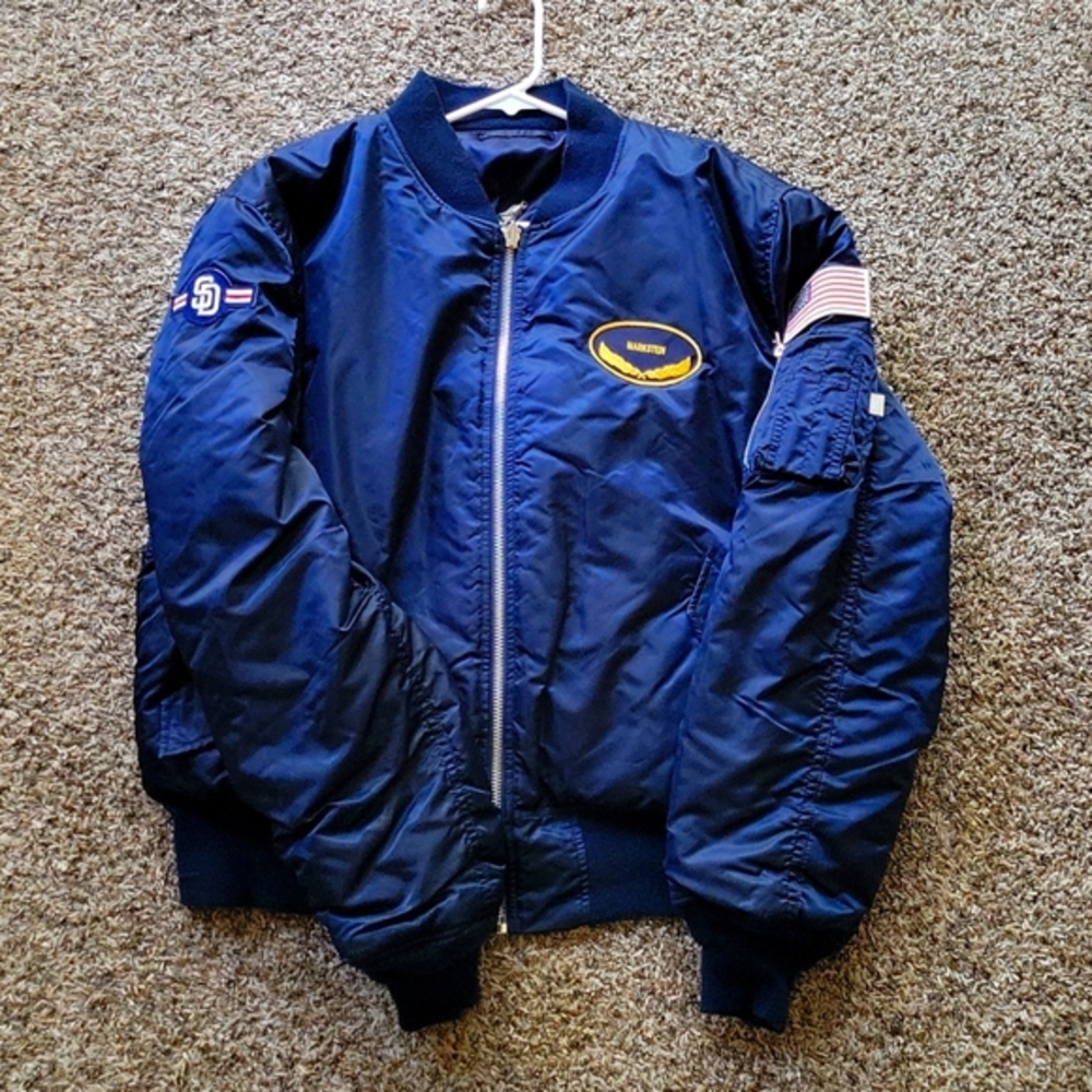 Reversible San Diego Padres Bomber Jacket!